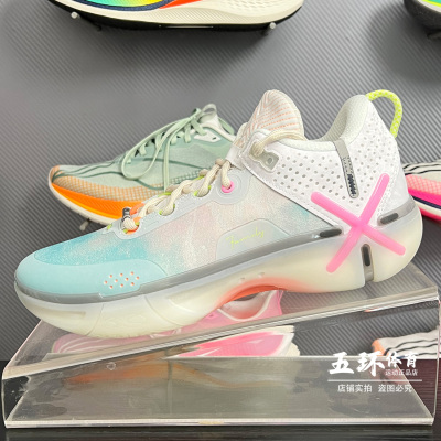 李宁男子缓震篮球鞋耐磨