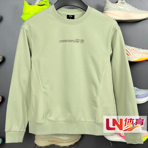 李宁卫衣 2026春季新品户外CF溯｜女子防泼水宽松套头卫衣AWDW172