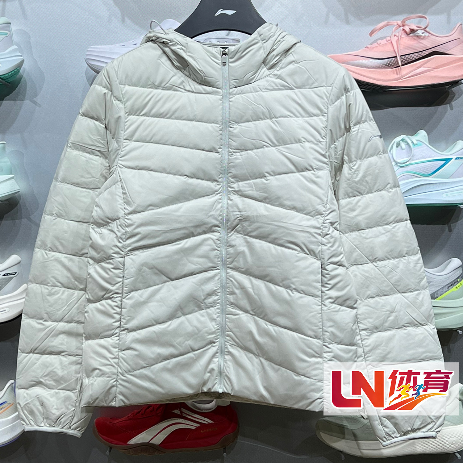 李宁羽绒服 2026冬季新品都市通勤女子健身运动短羽绒服AYMW238