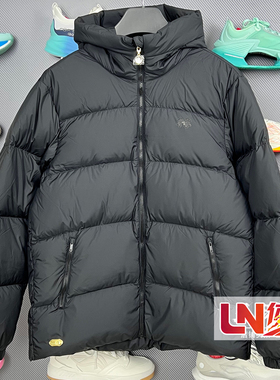 李宁羽绒服2025冬季新品故宫联名时尚保暖95%鸭绒短羽绒服AYMV191