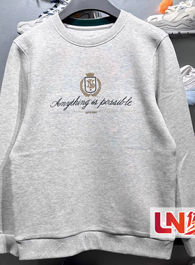 李宁卫衣 2026春季新品男子吸汗舒适时尚运动套头无帽卫衣AWDW131