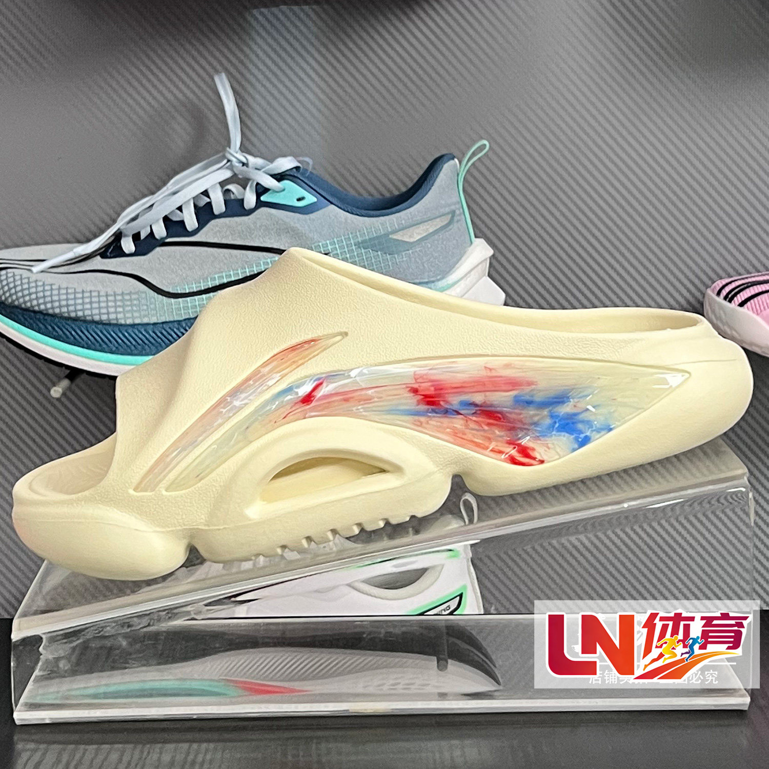 李宁拖鞋2025夏款新品BADFIVE SLIDE OG男子篮球场下拖鞋ABTV007,运动鞋new,运动拖鞋,淘宝优惠券,粉丝福利购,淘宝优惠卷