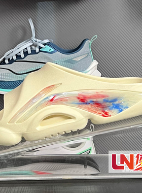 李宁拖鞋2025夏款新品BADFIVE SLIDE OG男子篮球场下拖鞋ABTV007