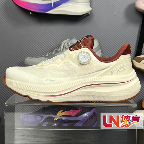 李宁休闲鞋2026春季新品SOFTGOMAX男女柔软舒适潮流运动鞋AGLW011