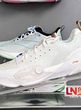 李宁篮球鞋 2025夏季新品韦德全城13男子轻量高回弹篮球鞋ABAV017