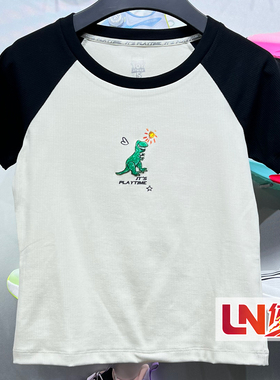 李宁短袖 2026秋新品皮克斯玩具总动员女子修身短袖AHSW484