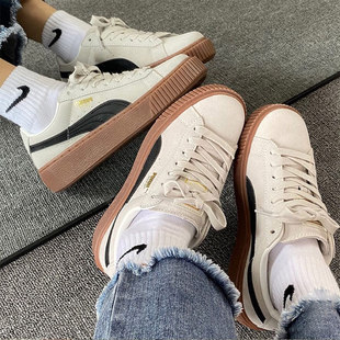 373037 Puma 363559 Suede Platform蕾哈娜松糕女子休闲鞋