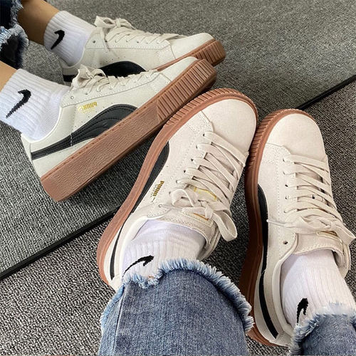 PumaSuedePlatform女松糕板鞋