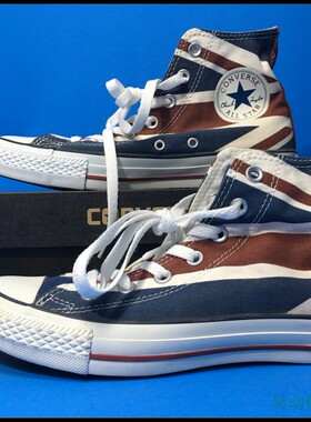 昊动  CONVERSE All Star英伦风米字旗印花帆布鞋138449C 138450C