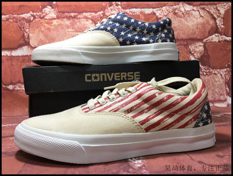 昊动  Converse/匡威 美国国旗休闲帆布鞋男板鞋143989C