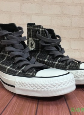 昊动  Converse男女款英伦格子纹帆布鞋 134906C 136153C 136154C