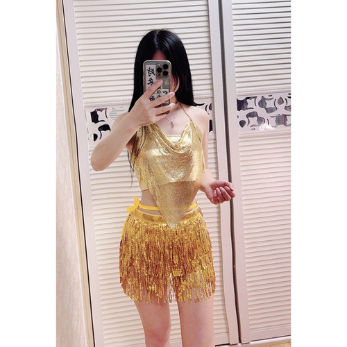 性感针织肚皮舞dj秋装辣妹水洗