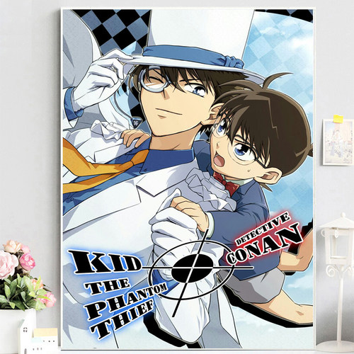 卡通动漫钻石画柯南基德卧室全钻