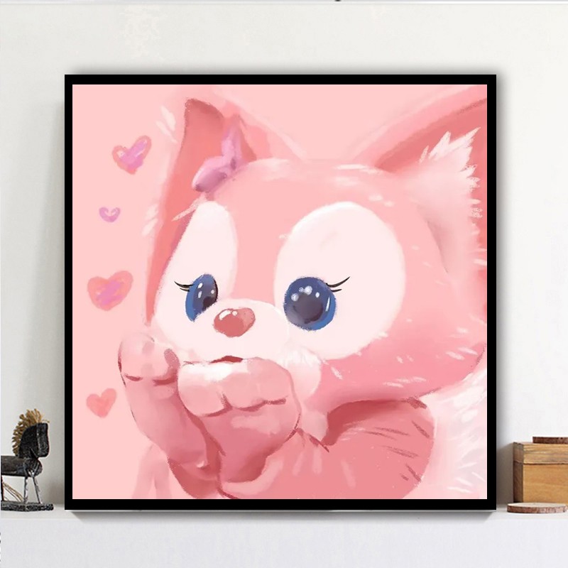 卡通可爱小幅玲娜贝儿手工钻石画