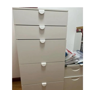 宜家 拉玛 夹式把手 白色 60 毫米 2 件抽屉衣柜门把手国内代购