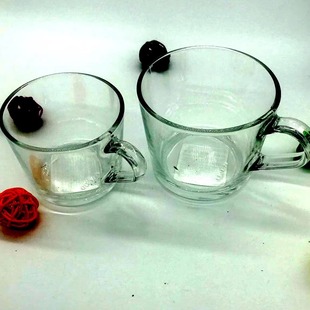 IKEA宜家365+大杯透明钢化玻璃杯无铅加厚实热水花茶杯子咖啡早餐