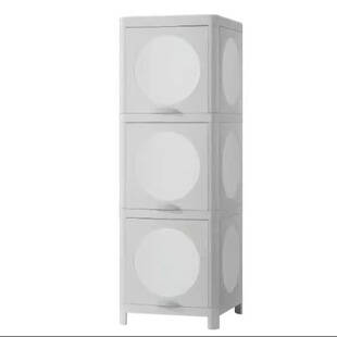 宜家新品伊瓦霍恩 储物柜，绿色，33x34x99 厘米收纳柜浴室柜子