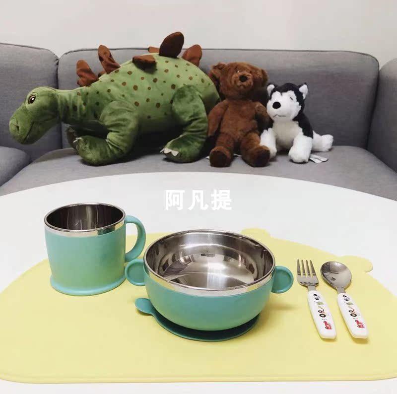 IKEA宜家卡侬库儿童水杯婴儿宝宝碗不锈钢双耳餐具蓝国内代购,婴童用品,儿童餐具,淘宝优惠券,粉丝福利购,淘宝优惠卷