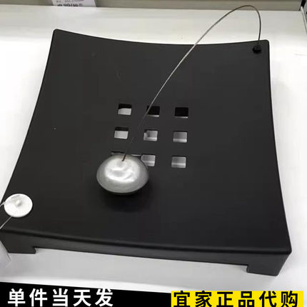 宜家 尼克餐巾盘餐巾纸收纳盒方巾纸巾钢球纸巾压台架托盘子
