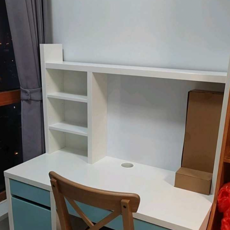 宜家米克加高件白柜顶架子板书架电脑桌架子桌面整理书架国内代购,住宅家具,桌腿/桌架,淘宝优惠券,粉丝福利购,淘宝优惠卷