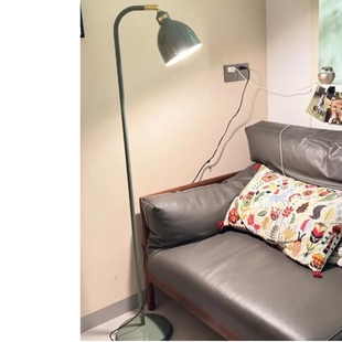 宜家洛德弗利落地灯客厅沙发旁卧室床头灯简约现代北欧风不含灯泡