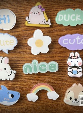2025韩国新款ulzzang别针卡通亚克力徽章日系可爱原宿软妹胸针