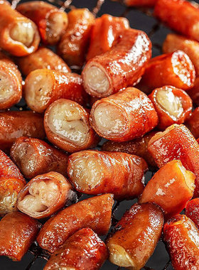 贵州特产安顺烤小肠九溪屯堡猪小肠夜市烧烤烙锅猪小肠烤宵夜小吃