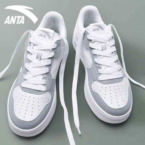 安踏板鞋男低帮运动鞋2025新款