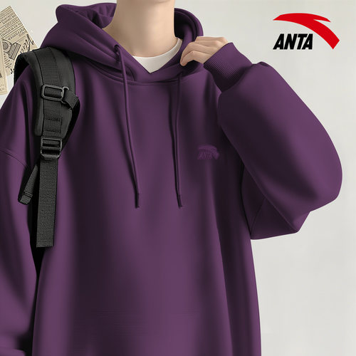 安踏2025秋季新款男士运动卫衣