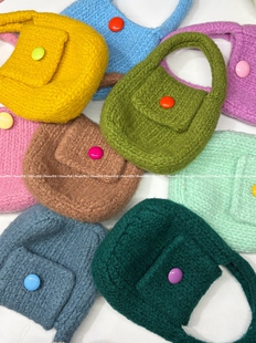 Moon方圆纯羊毛毛线毛毡化棒针材料包DIY手工编织基础款视频教程