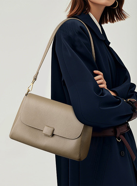 腋下包女真皮多层妈妈包斜挎包2025新款头层牛皮单肩手提包大容量