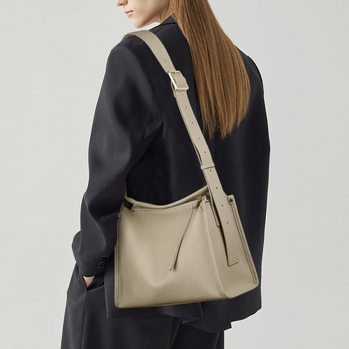 beep头层togo牛皮新品女包大容量