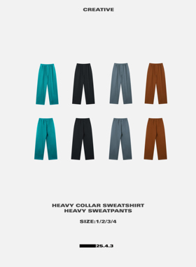 25.4.3 AW23 HEAVY SWEATPANTS 重磅直筒卫裤