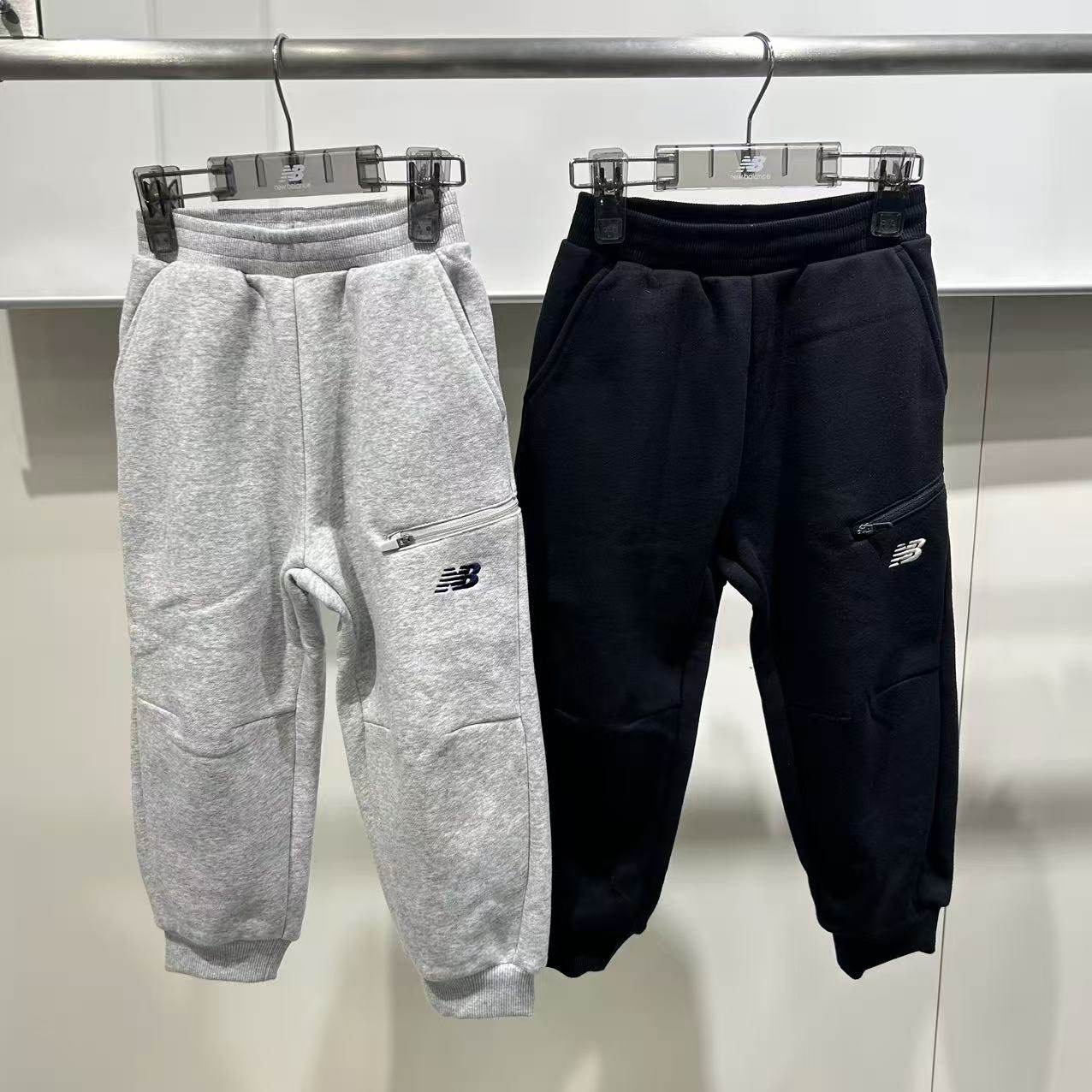 NewBalance NB童装25冬新品男女童加绒发热科技 束脚长裤4LF42083