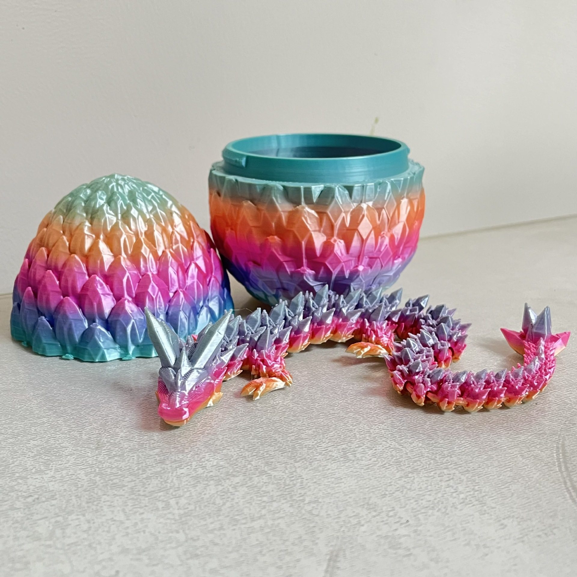 3D打印多关节可动水晶宝石龙蛋手办模型室内装饰摆设儿童玩具,模玩/动漫/周边/娃圈三坑/桌游,手办模型场景道具娃屋,淘宝优惠券,粉丝福利购,淘宝优惠卷