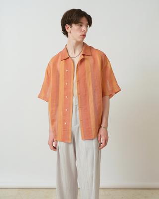 色织衬衫日系复古GrainMustard