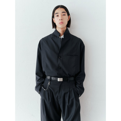 GRAINMUSTARD 「Tailored Cut」 立裁分割落肩休闲西装外套