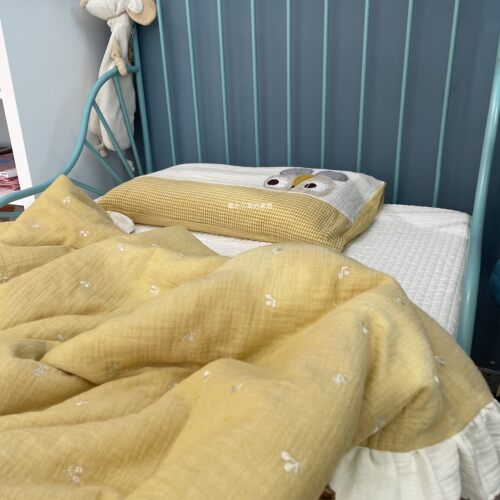 韩版花边小樱桃双层纱空调被透气