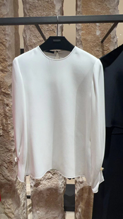 国内代购迦达GIADA百搭套头喇叭袖上衣设计感宽松气质白色衬衫