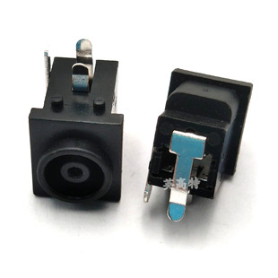 DC-038 三脚电源插座 DC038 小孔/大孔 1.0/1.45mm 电源接口母座