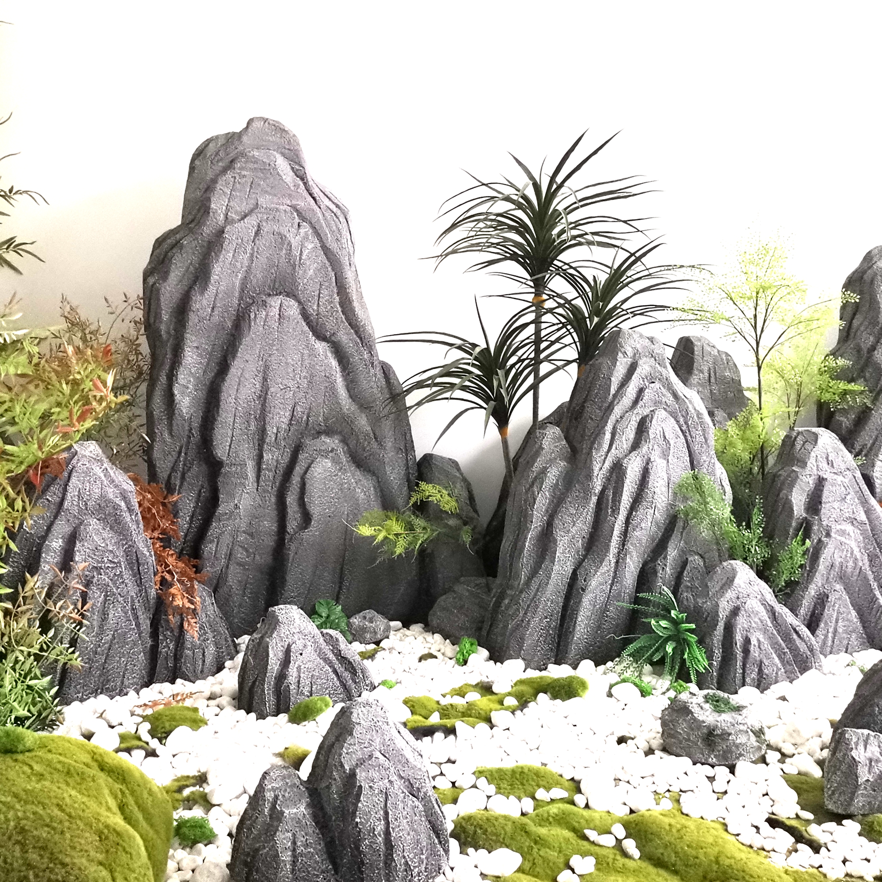 泡沫道具石头假山雕塑影视表演定制仿真假石婚庆橱窗装饰庭院造景