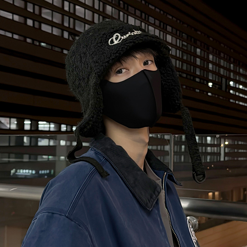 Jodhat保暖防寒雷锋帽男秋冬季加厚护耳帽大头围显脸小毛线帽子女