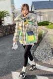 老款现货白鸭绒花色面包服短款加厚羽绒服YR5款P195K298，女装羽绒服，素依格格