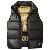 2025新款 羽绒棉马甲男女短款 情侣加厚坎肩背心潮流黑金马夹外套潮