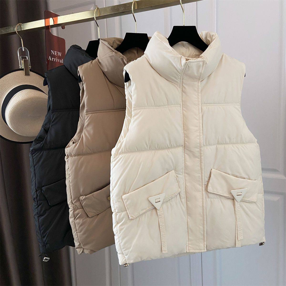 胖mm2025秋冬棉服马甲女新款韩版大码宽松显瘦棉衣背心外套潮,女装/女士精品,马夹,淘宝优惠券,粉丝福利购,淘宝优惠卷