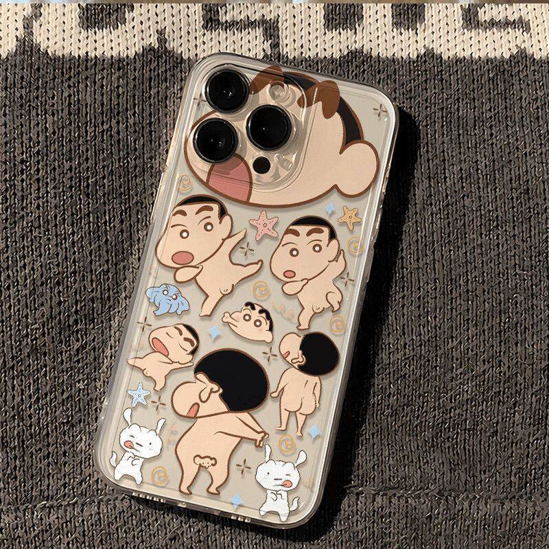 光溜小新适用iPhone17手机壳新款苹果16/15/14/13mini/12promax/11个性小众xr/xs/max恶搞6s/7/8plus保护套女