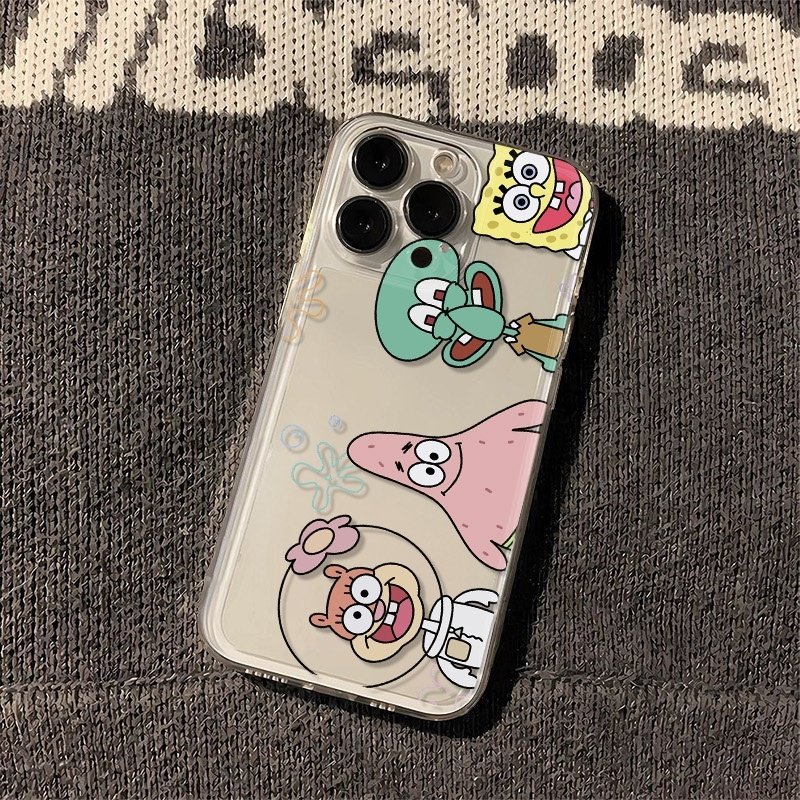 海绵宝宝适用iPhone17手机壳新款苹果16/15/14/13mini/12promax/11全包防摔xr/xs/max动漫6s/7/8plus保护套女,3C数码配件,手机保护套/壳,淘宝优惠券,粉丝福利购,淘宝优惠卷