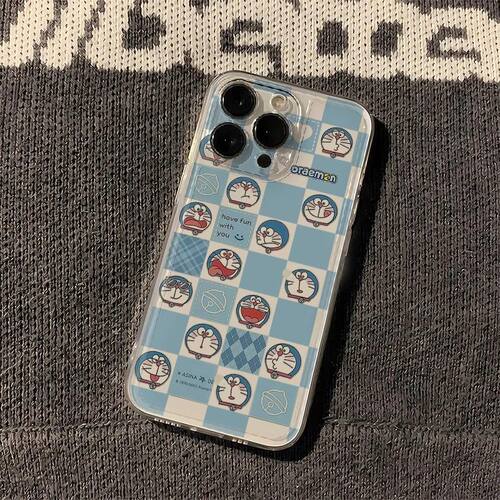 叮当猫适用iPhone17手机壳新款苹果16/15/14/13mini/12promax/11全包防摔xr/xs/max软壳6s/7/8plus保护套女款
