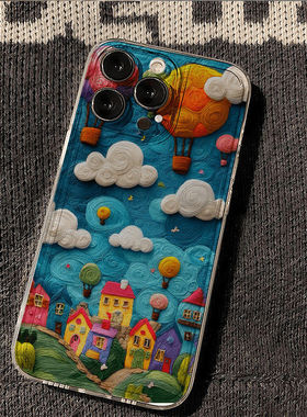 梦幻小屋适用iPhone17手机壳新款苹果16/15/14/13mini/12promax/11全包防摔xr/xs/max软壳6s/7/8plus保护套女