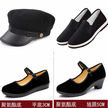 老北京布鞋男手工千层底男女款布底鞋春夏透气防臭吸汗民国演出鞋
